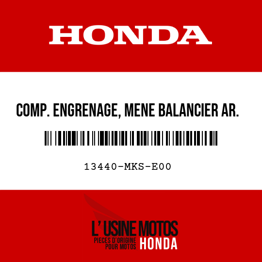 image de 13440-MKS-E00 COMP. ENGRENAGE, MENE BALANCIER AR. (46T)