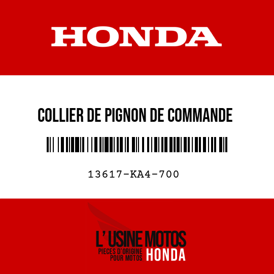 image de 13617-KA4-700 COLLIER DE PIGNON DE COMMANDE