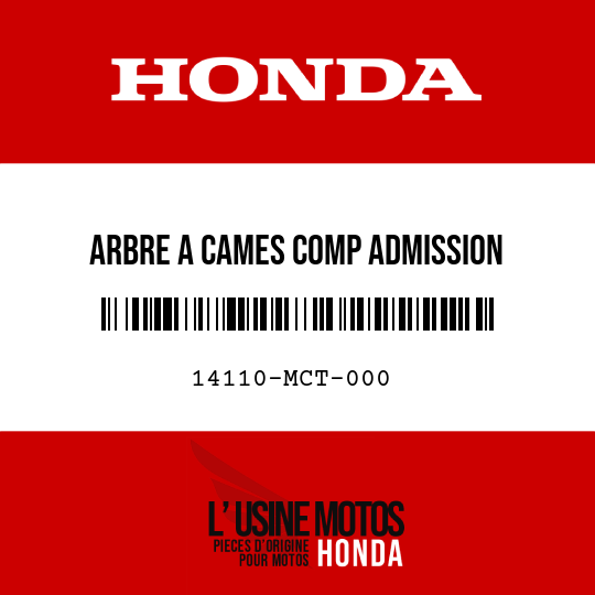 image de 14110-MCT-000 ARBRE A CAMES COMP ADMISSION