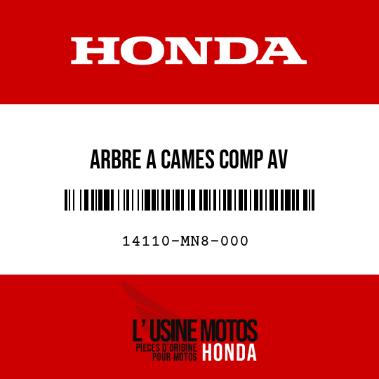 image de 14110-MN8-000 ARBRE A CAMES COMP AV