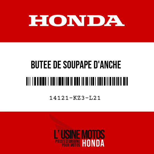 image de 14121-KZ3-L21 BUTEE DE SOUPAPE D'ANCHE