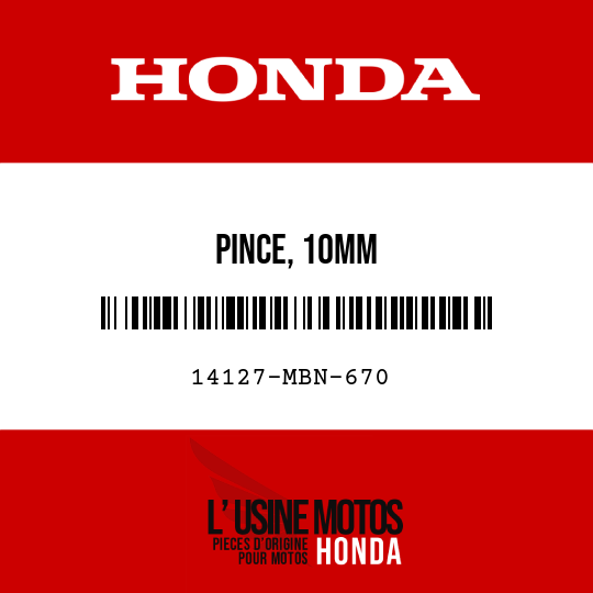 image de 14127-MBN-670 PINCE, 10MM