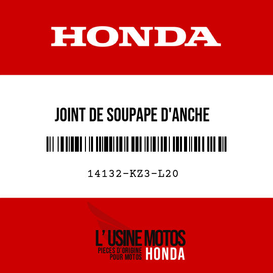 image de 14132-KZ3-L20 JOINT DE SOUPAPE D'ANCHE