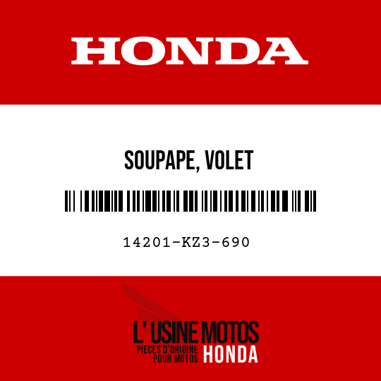 image de 14201-KZ3-690 SOUPAPE, VOLET