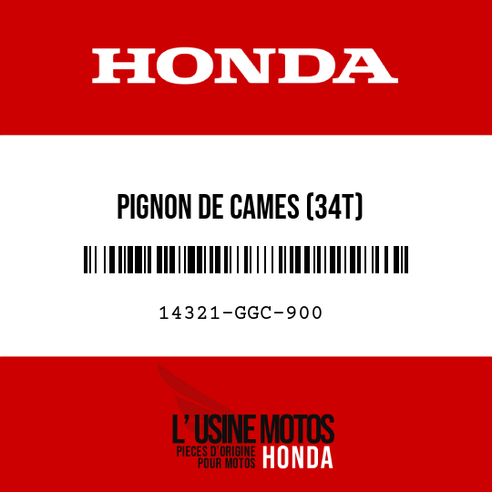image de 14321-GGC-900 PIGNON DE CAMES (34T)