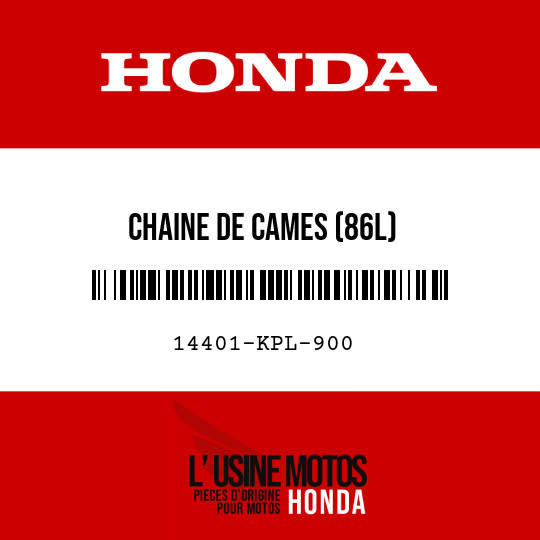image de 14401-KPL-900 CHAINE DE CAMES (86L)