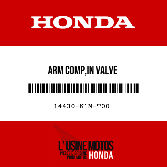 image de 14430-K1M-T00 ARM COMP,IN VALVE