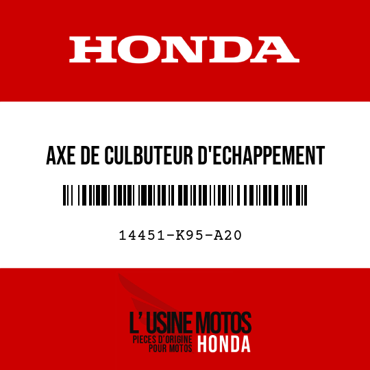 image de 14451-K95-A20 AXE DE CULBUTEUR D'ECHAPPEMENT