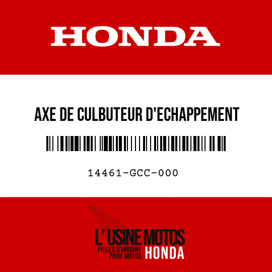 image de 14461-GCC-000 AXE DE CULBUTEUR D'ECHAPPEMENT