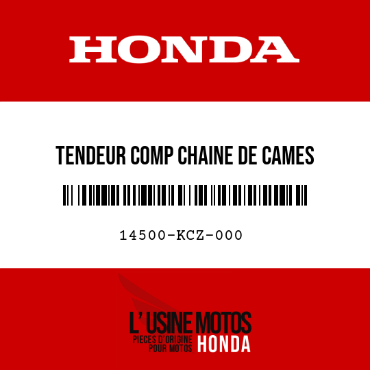 image de 14500-KCZ-000 TENDEUR COMP CHAINE DE CAMES
