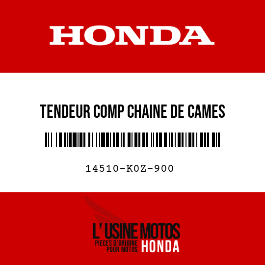 image de 14510-K0Z-900 TENDEUR COMP CHAINE DE CAMES