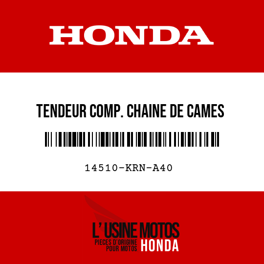 image de 14510-KRN-A40 TENDEUR COMP. CHAINE DE CAMES