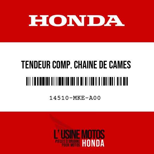 image de 14510-MKE-A00 TENDEUR COMP. CHAINE DE CAMES