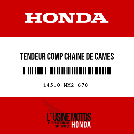 image de 14510-MM2-670 TENDEUR COMP CHAINE DE CAMES