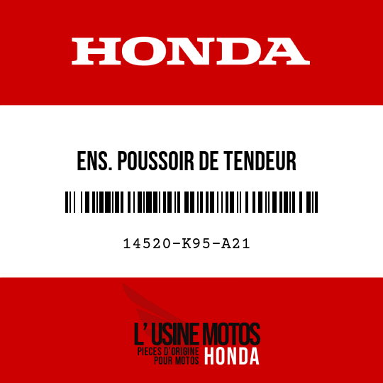image de 14520-K95-A21 ENS. POUSSOIR DE TENDEUR