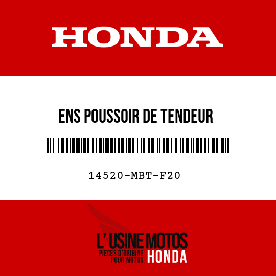 image de 14520-MBT-F20 ENS POUSSOIR DE TENDEUR