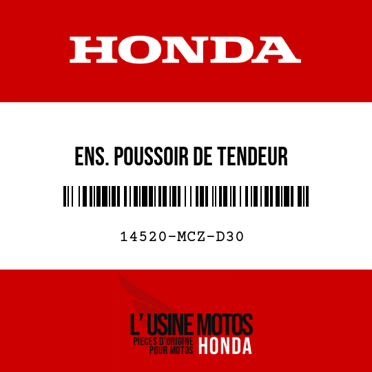 image de 14520-MCZ-D30 ENS. POUSSOIR DE TENDEUR