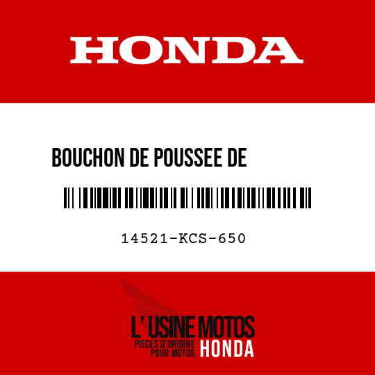image de 14521-KCS-650 BOUCHON DE POUSSEE DE         ROULEMENT
