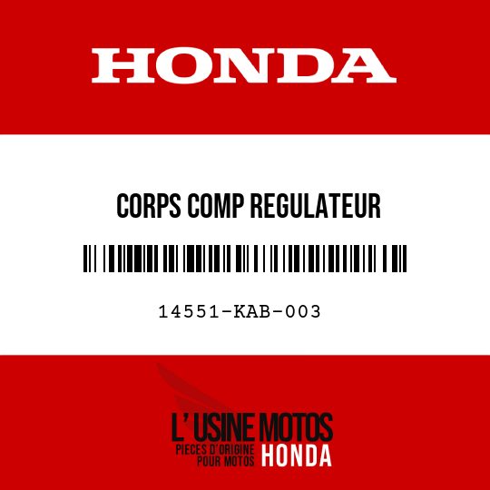 image de 14551-KAB-003 CORPS COMP REGULATEUR