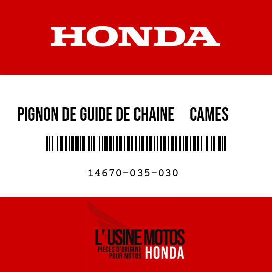 image de 14670-035-030 PIGNON DE GUIDE DE CHAINE     CAMES (25T)