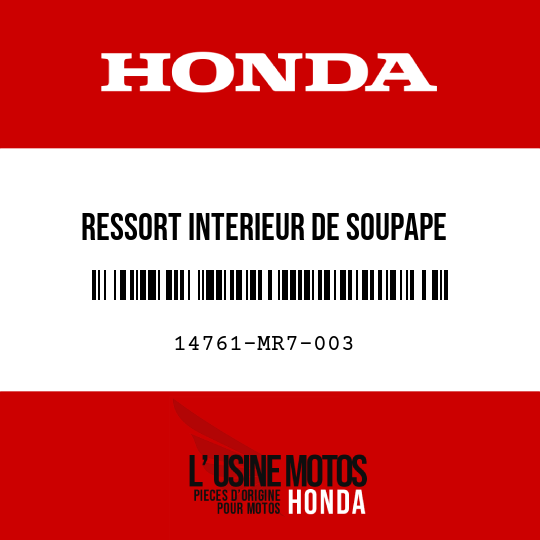 image de 14761-MR7-003 RESSORT INTERIEUR DE SOUPAPE (NIPPON HATSUJO)