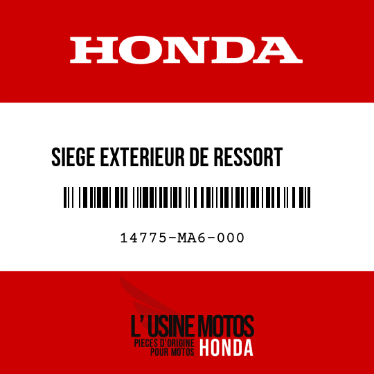 image de 14775-MA6-000 SIEGE EXTERIEUR DE RESSORT SOUPAPE