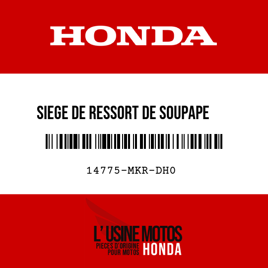 image de 14775-MKR-DH0 SIEGE DE RESSORT DE SOUPAPE   ECHAPPEMENT