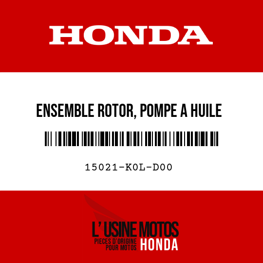 image de 15021-K0L-D00 ENSEMBLE ROTOR, POMPE A HUILE
