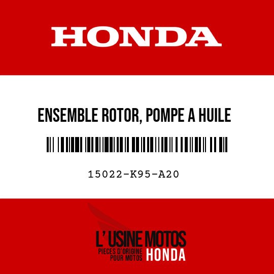 image de 15022-K95-A20 ENSEMBLE ROTOR, POMPE A HUILE