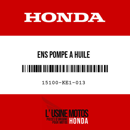 image de 15100-KE1-013 ENS POMPE A HUILE