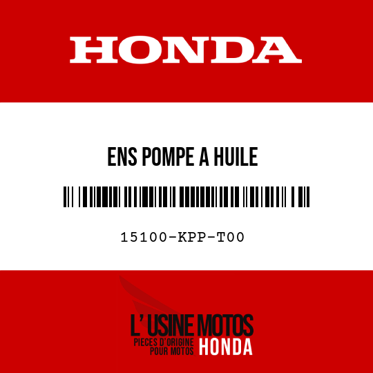 image de 15100-KPP-T00 ENS POMPE A HUILE