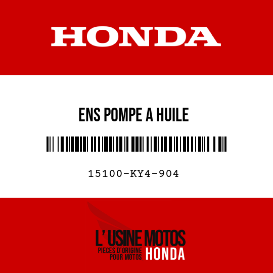 image de 15100-KY4-904 ENS POMPE A HUILE