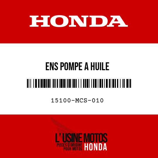 image de 15100-MCS-010 ENS POMPE A HUILE