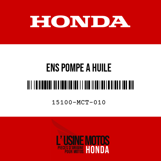image de 15100-MCT-010 ENS POMPE A HUILE