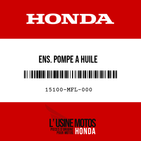 image de 15100-MFL-000 ENS. POMPE A HUILE