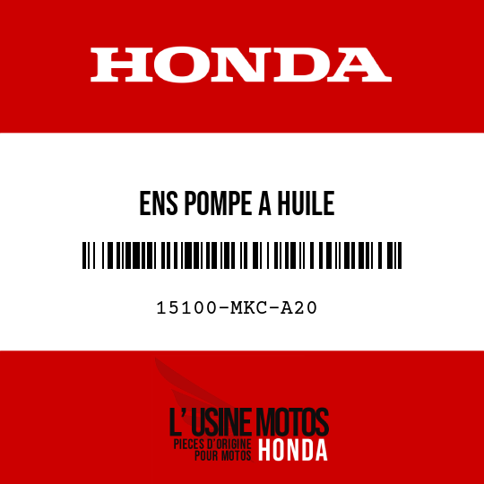 image de 15100-MKC-A20 ENS POMPE A HUILE