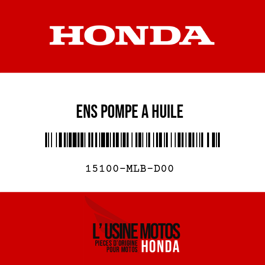 image de 15100-MLB-D00 ENS POMPE A HUILE