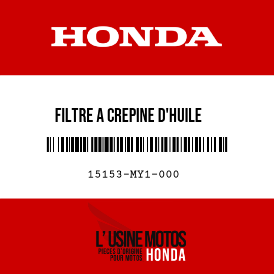 image de 15153-MY1-000 FILTRE A CREPINE D'HUILE