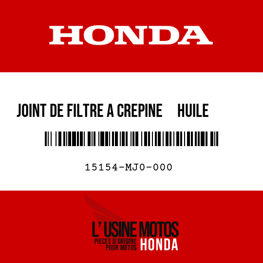 image de 15154-MJ0-000 JOINT DE FILTRE A CREPINE     HUILE