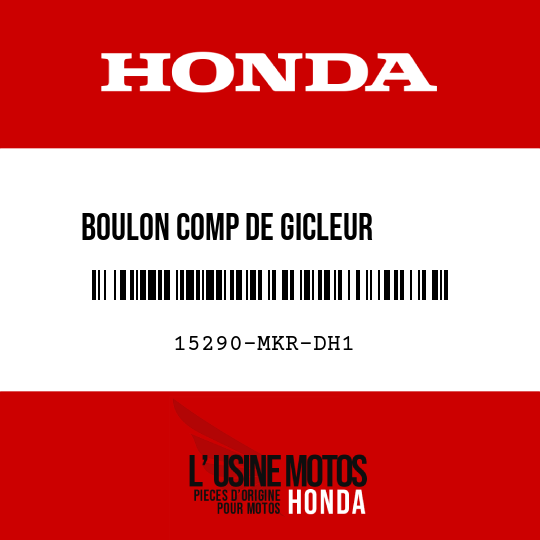 image de 15290-MKR-DH1 BOULON COMP DE GICLEUR       D'HUILE