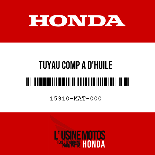 image de 15310-MAT-000 TUYAU COMP A D'HUILE