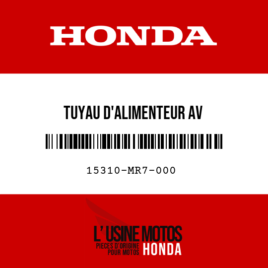 image de 15310-MR7-000 TUYAU D'ALIMENTEUR AV