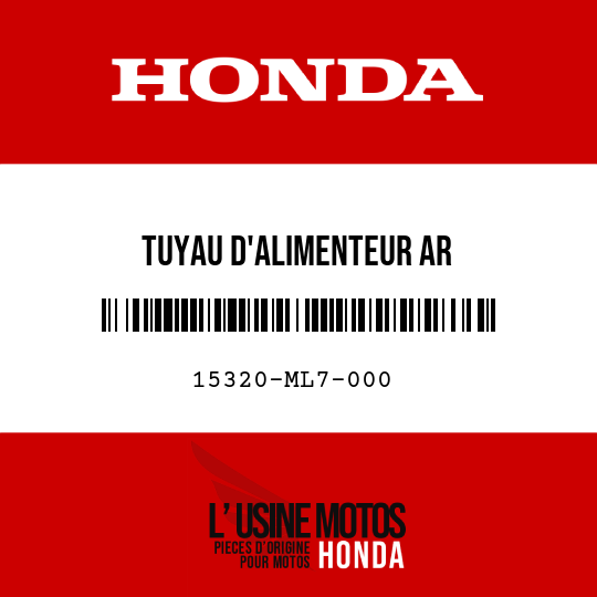 image de 15320-ML7-000 TUYAU D'ALIMENTEUR AR