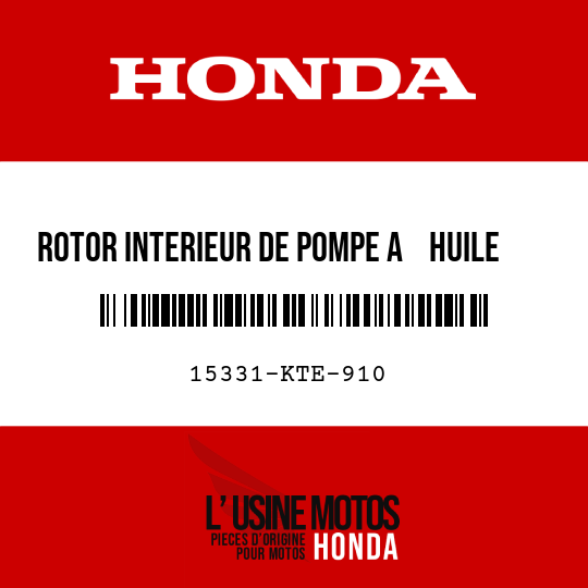 image de 15331-KTE-910 ROTOR INTERIEUR DE POMPE A    HUILE