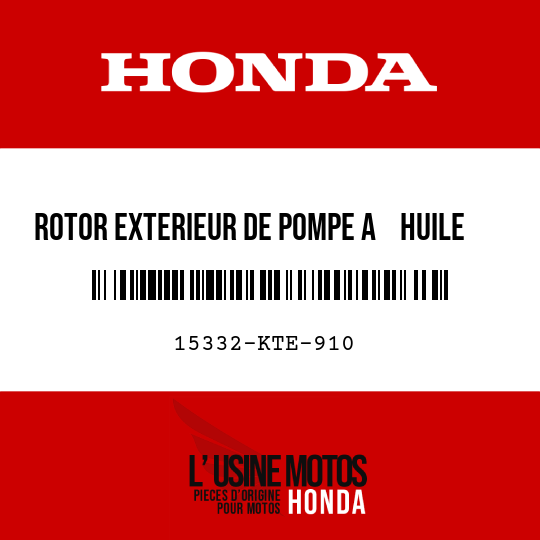 image de 15332-KTE-910 ROTOR EXTERIEUR DE POMPE A    HUILE