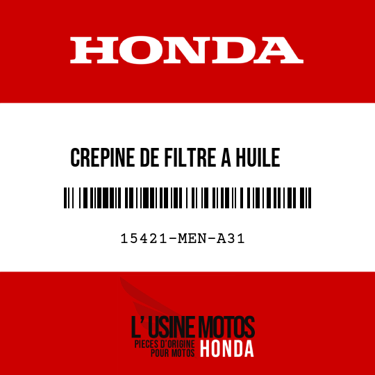 image de 15421-MEN-A31 CREPINE DE FILTRE A HUILE