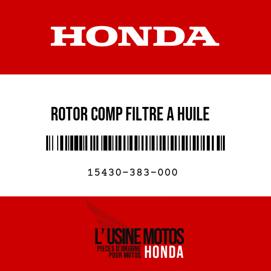 image de 15430-383-000 ROTOR COMP FILTRE A HUILE
