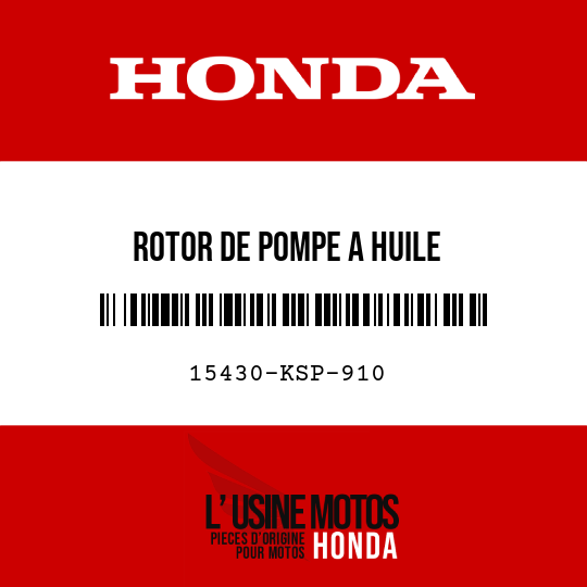 image de 15430-KSP-910 ROTOR DE POMPE A HUILE