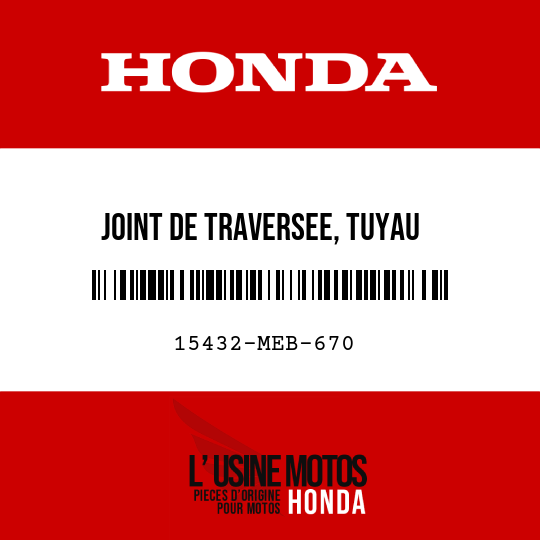 image de 15432-MEB-670 JOINT DE TRAVERSEE, TUYAU EVACUATION D'HUILE