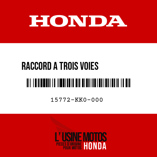 image de 15772-KK0-000 RACCORD A TROIS VOIES         RESPIRATION